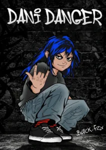Dani Danger Flashing The Horns by Fernanda Niz